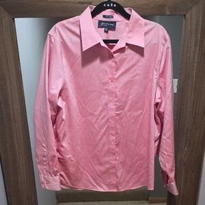 Jones New York Pink Button-Down Shirt